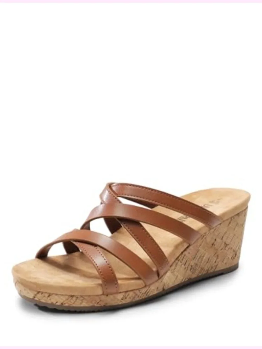 Cloud-Like Comfort Strappy Wedge Platform Sandals Slip-On Design